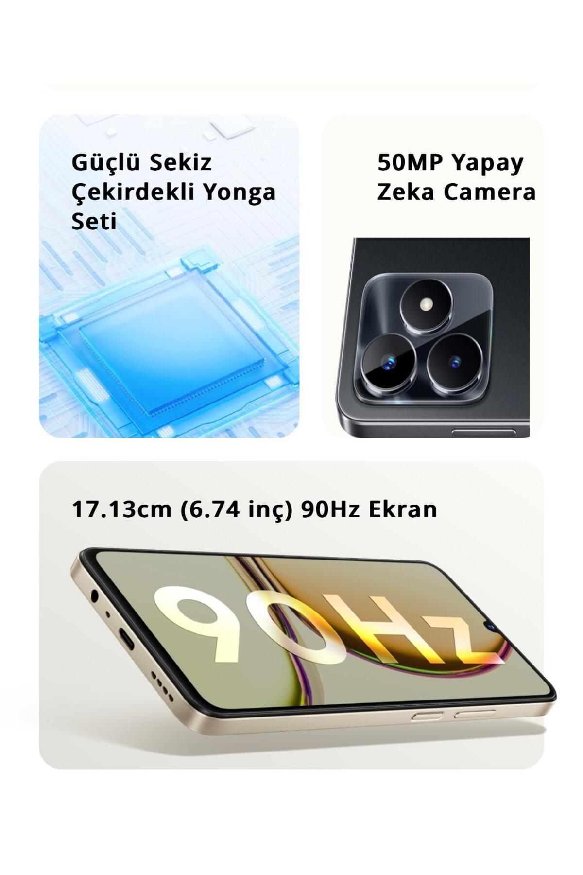 Cep Telefonu C53 8/256gb Relame Türkiye Garantili - Görsel 5