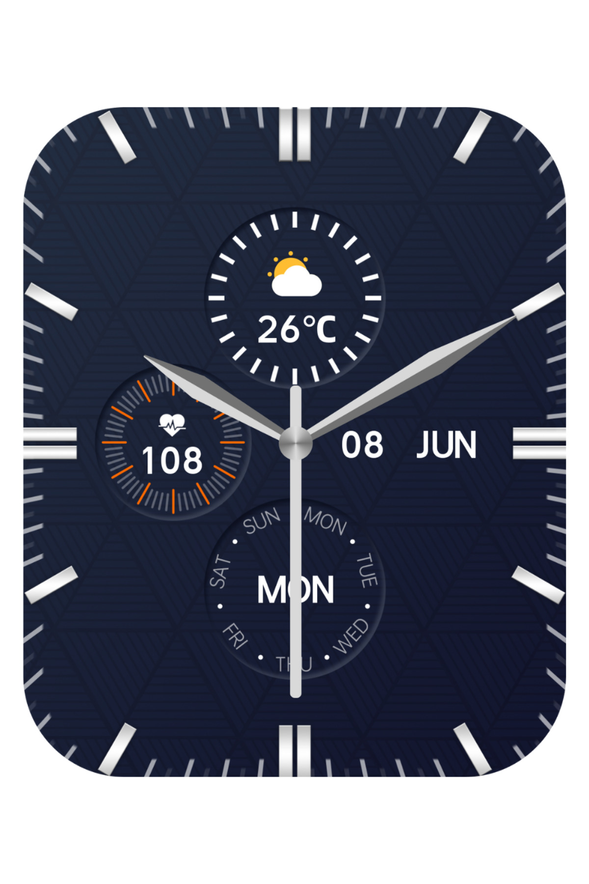 Fit8 Akıllı Saat Alüminyum Kasa Spor Silikon Kordon Siyah - Görsel 5